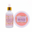Dry Body Oil & Shea Butter Body Scrub - A Touch of Rose